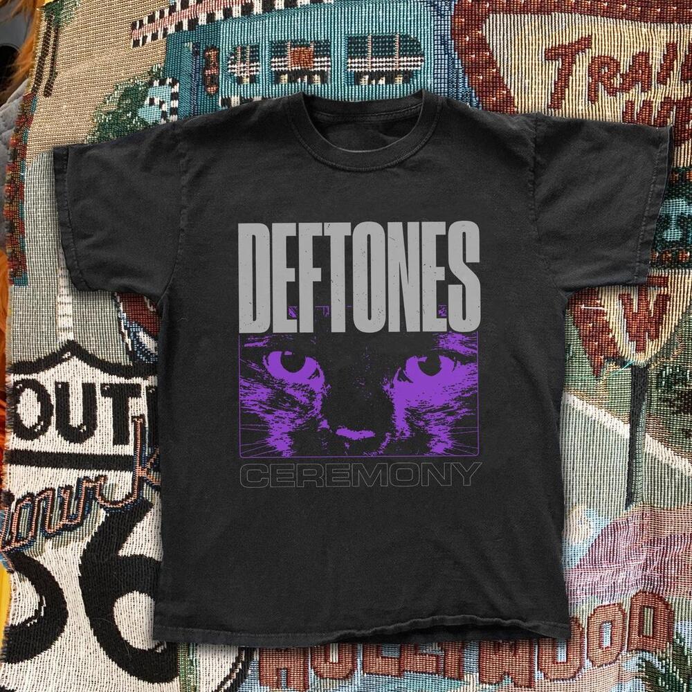 Deftones Ceremony Cat Cotton T-Shirt